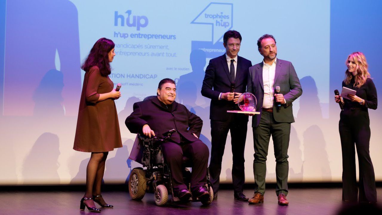 Franck Vialle a reçu, mardi 30 octobre 2018, le trophée H'Up « Entrepreneur de l'année ».