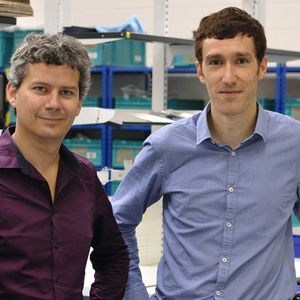 Renaud Heitz et Romain Moulin ont cofondé Exotec Solutions fin 2016.