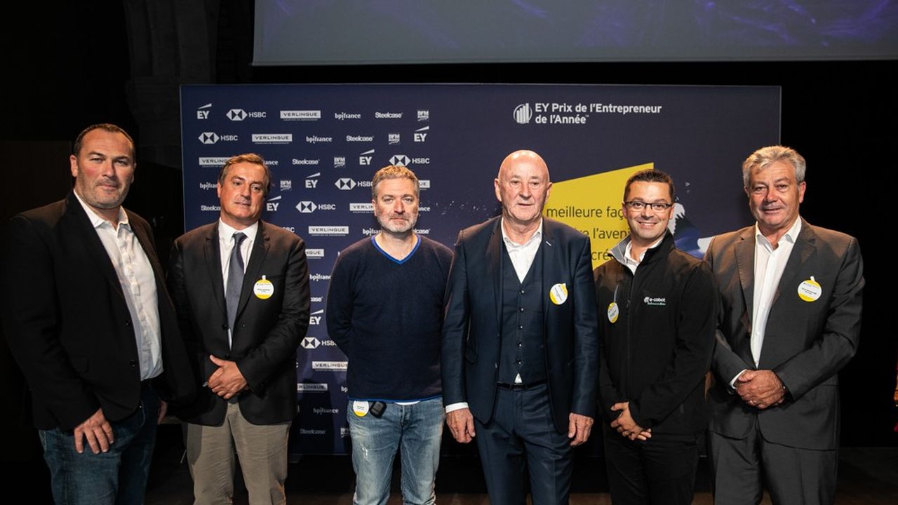Les lauréats du Prix de l'entrepreneur 2019 en région Ouest.