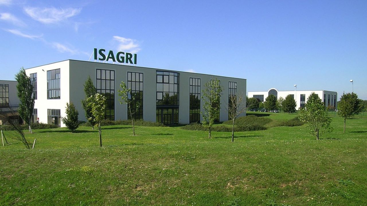 Les locaux d'Isagri au vert, près de Beauvais.