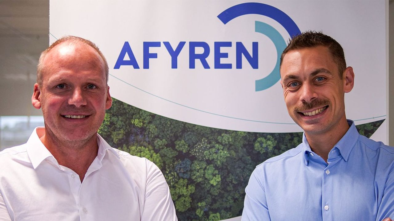 Nicolas Sordet et Jérémy Pessiot, cofondateurs d'Afyren, sont lauréats du prix de l'Entrepreneur de l'année dans la catégorie Start-Up en Auvergne-Rhône-Alpes.