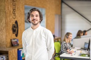 Alexandre Gioffredy a fondé Greenkub en 2013 près de Montpellier. L'entreprise emploie plus de 100 personnes.