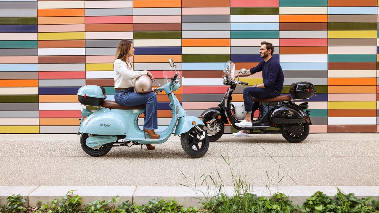 Edouard Barthès, fondateur d'EBS Isolation, a lancé à l'été 2022 une gamme de scooters électriques de la marque Tym'.