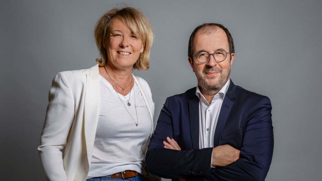 Catherine Coupet et Jacques-Yves Harscouët, cofondateurs de la fintech parisienne Open ! Eat.