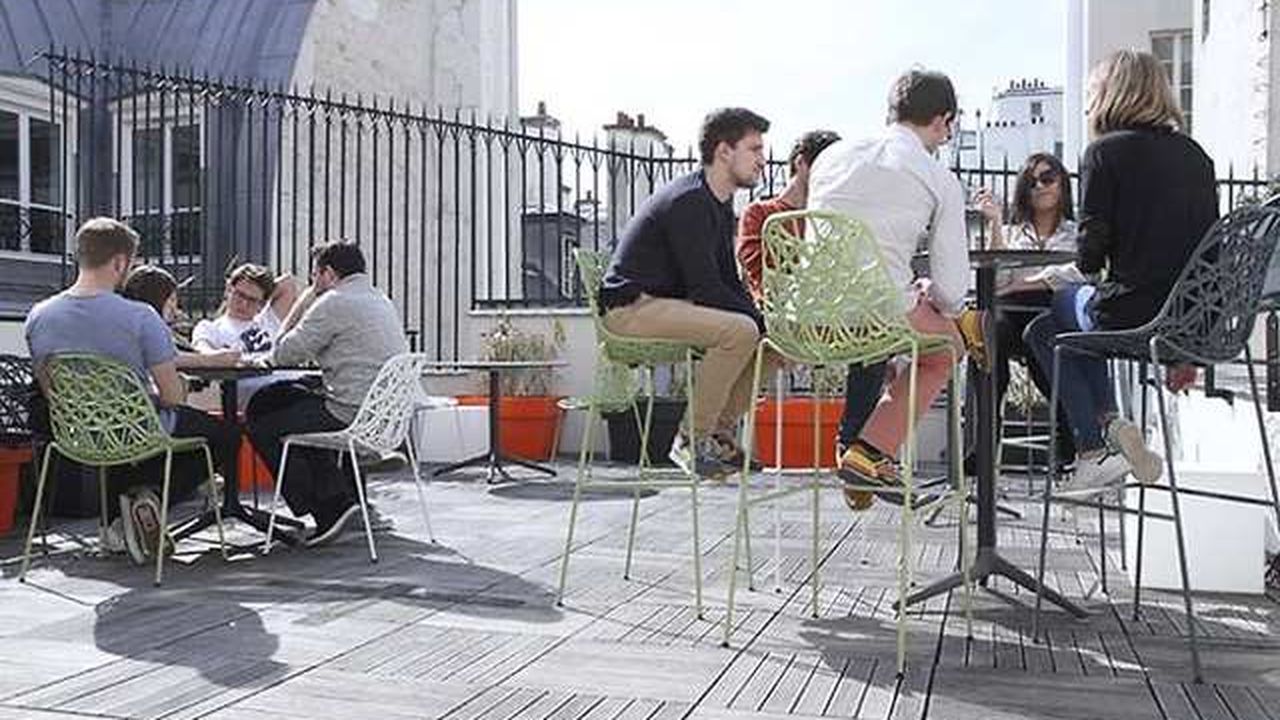 Bureaux à Partager bénéficie à Paris d'une terrasse qui attire les jeunes entrepreneurs