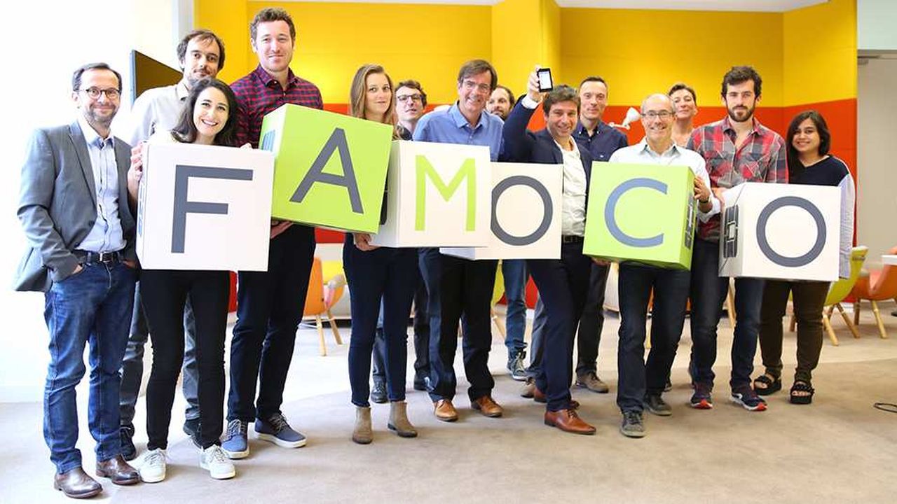 L'équipe dirigeante de Famoco. Pour répondre à la demande, la jeune pousse pourrait doubler ses effectifs cette année en recrutant une cinquantaine de commerciaux et d'ingénieurs.
