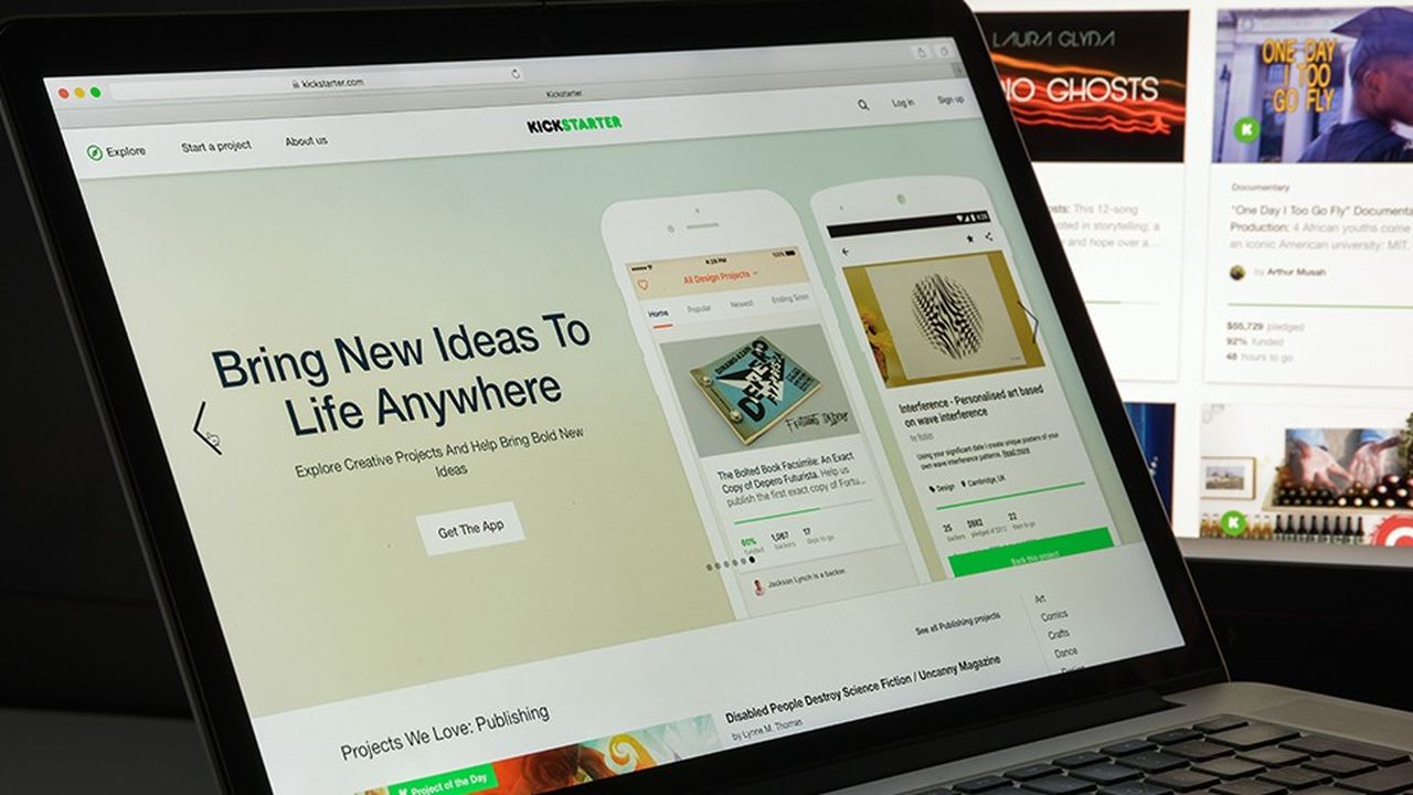 Kickstarter est ouvert aux porteurs de projets français depuis 2015.