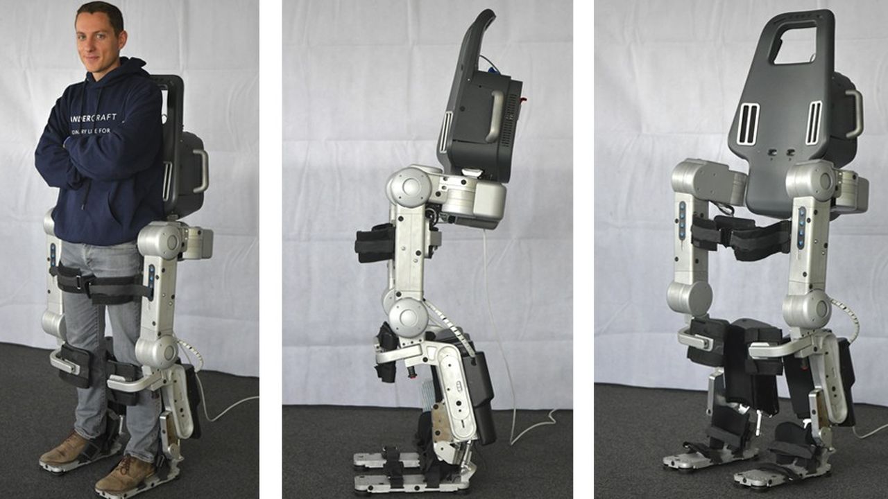 L'exosquelette conçu et développé par la start-up Wandercraft.