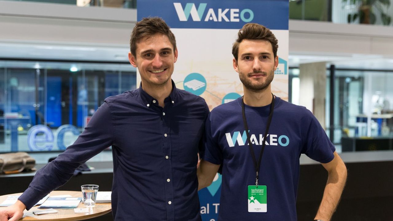 Julien Cote et Loïc Marzin, fondateurs de Wakeo.