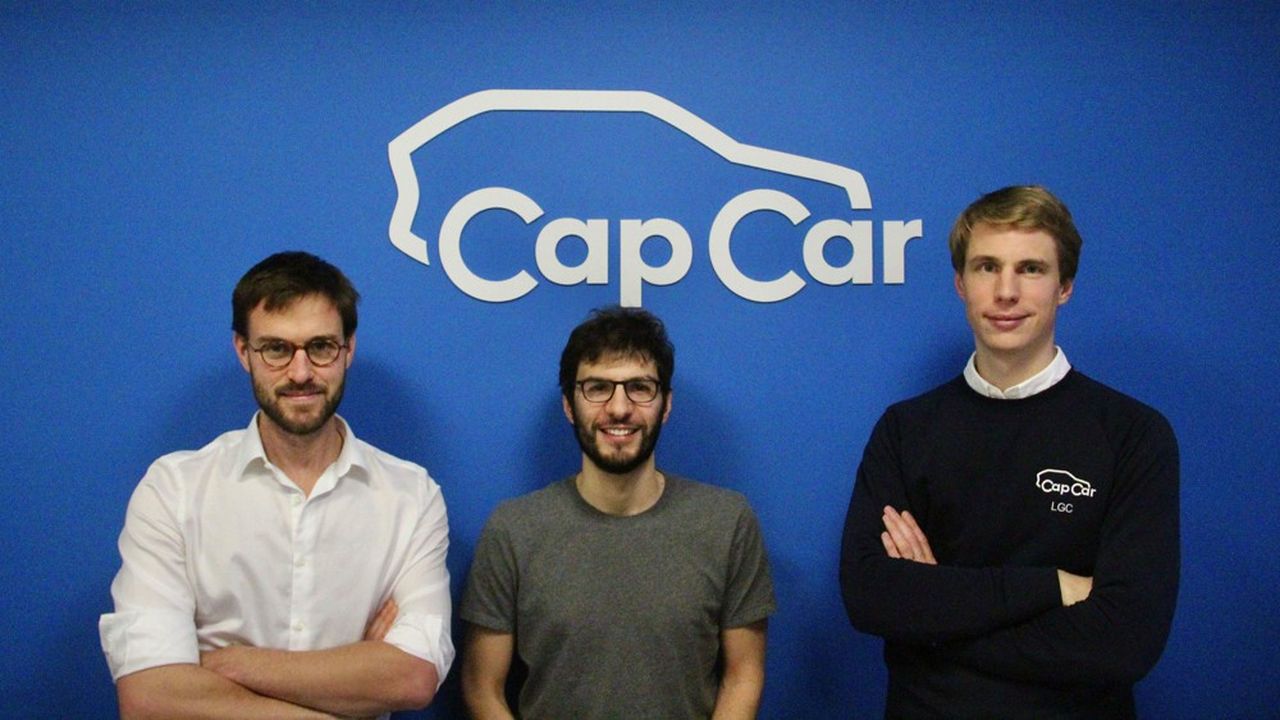 Guillaume-Henri Blanchet, Alexandre Hudavert et Louis-Gabriel de Causans ont cofondé CapCar.