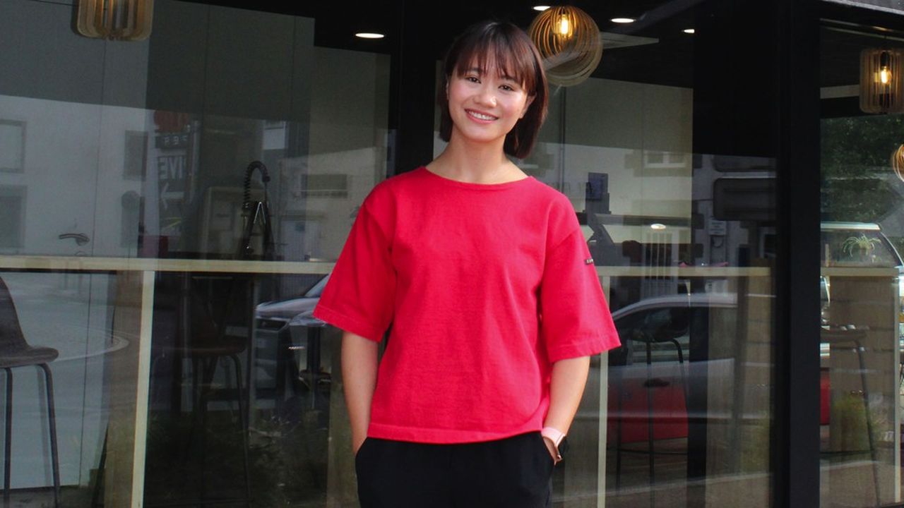 La jeune Thi Hahn Doan a ouvert son restaurant Bionems, en juillet dernier, à Quimperlé, dans le Finistère.