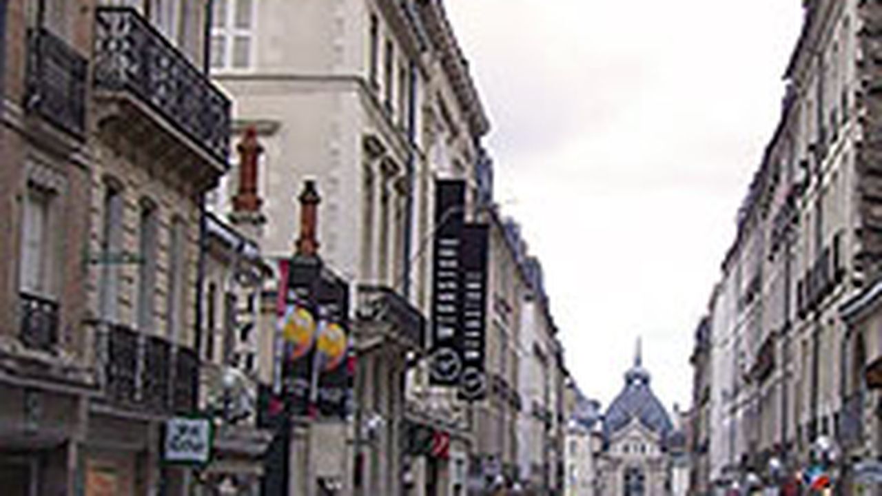 La rue Le Bastard, une artère commerciale en plein centre-ville de Rennes.
