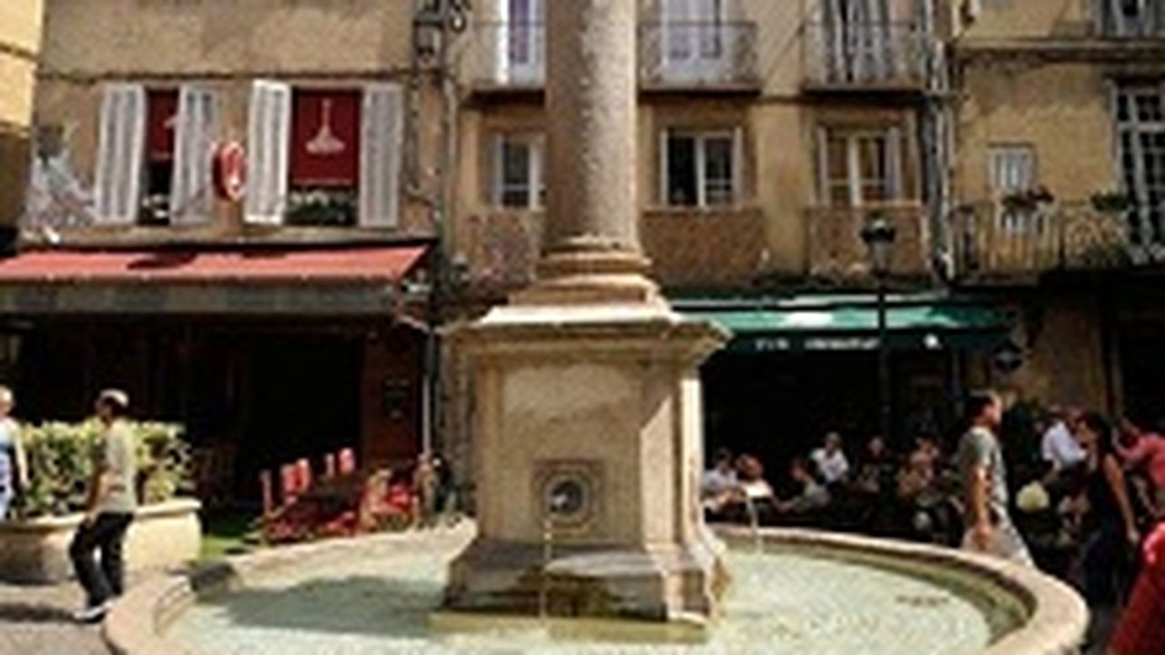 La fontaine des Augustins, construite en 1620 à Aix-en-Provence.