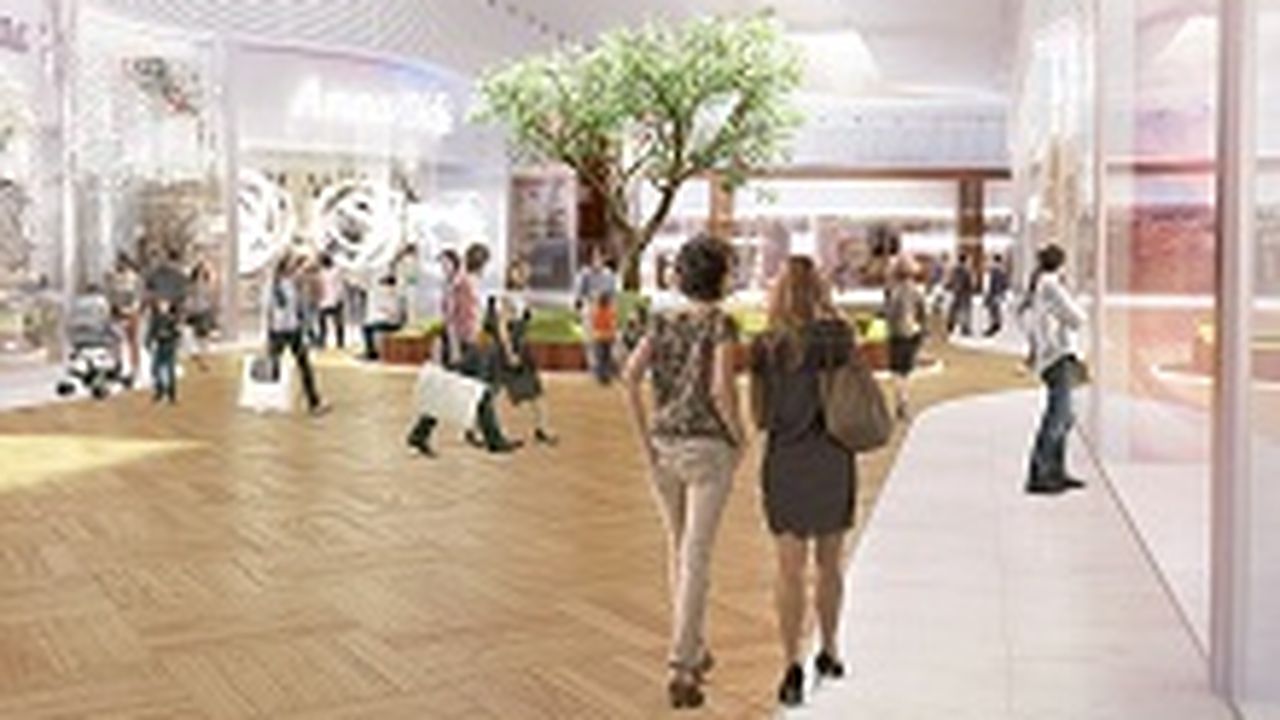 De nombreux réseaux de franchise s'interrogent sur le bien fondé d'une implantation en centres commerciaux (ici le futur centre Aéroville qui ouvrira ses portes en octobre sur la plateforme aéroportuaire de Roissy-Charles de Gaulle).