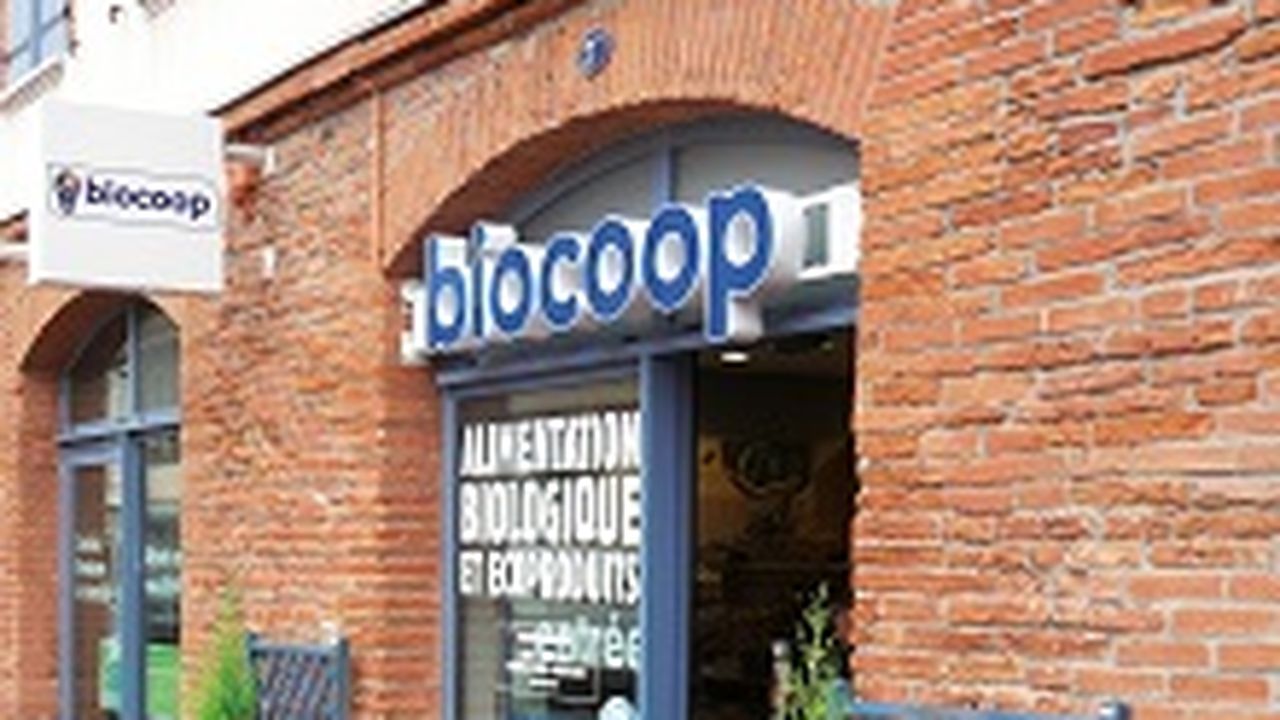 Extérieur du magasin Biocoop de Toulouse (31).