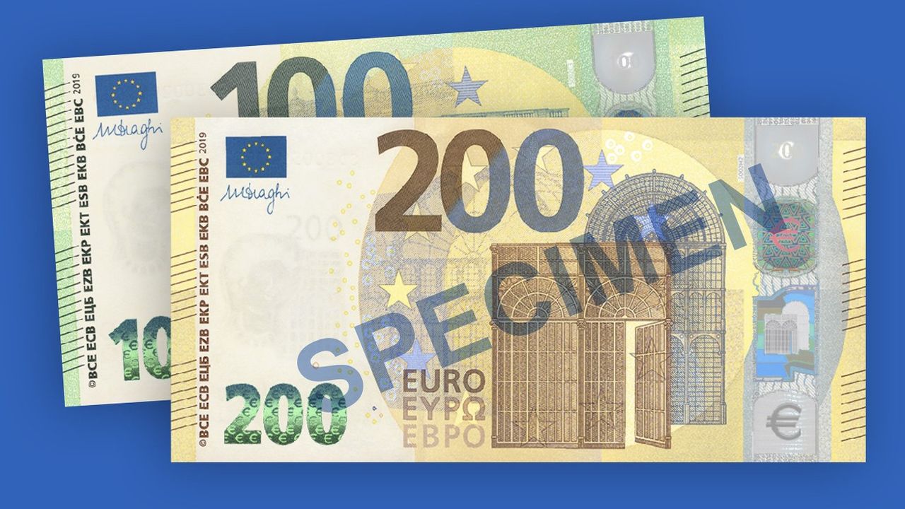 De nouveaux billets de 100 € et 200 € en 2019