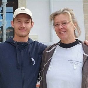 Maxence Laze (22 ans) et sa maman Christelle Laze (49 ans).