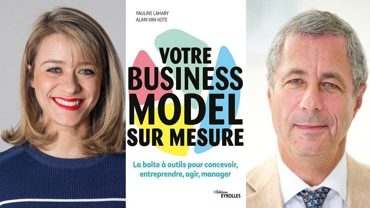 Pauline Lahary et Alain Van Kote, auteurs de 'Votre Business Model sur mesure', paru aux éditions Eyrolles.
