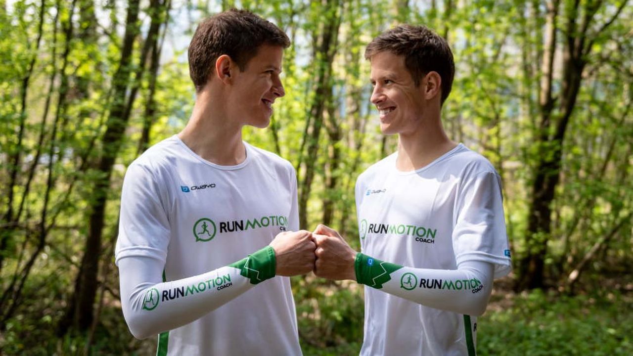 Guillaume et Romain Adam ont lancé en 2018 l'application RunMotion Coach.
