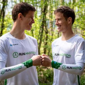 Guillaume et Romain Adam ont lancé en 2018 l'application RunMotion Coach.