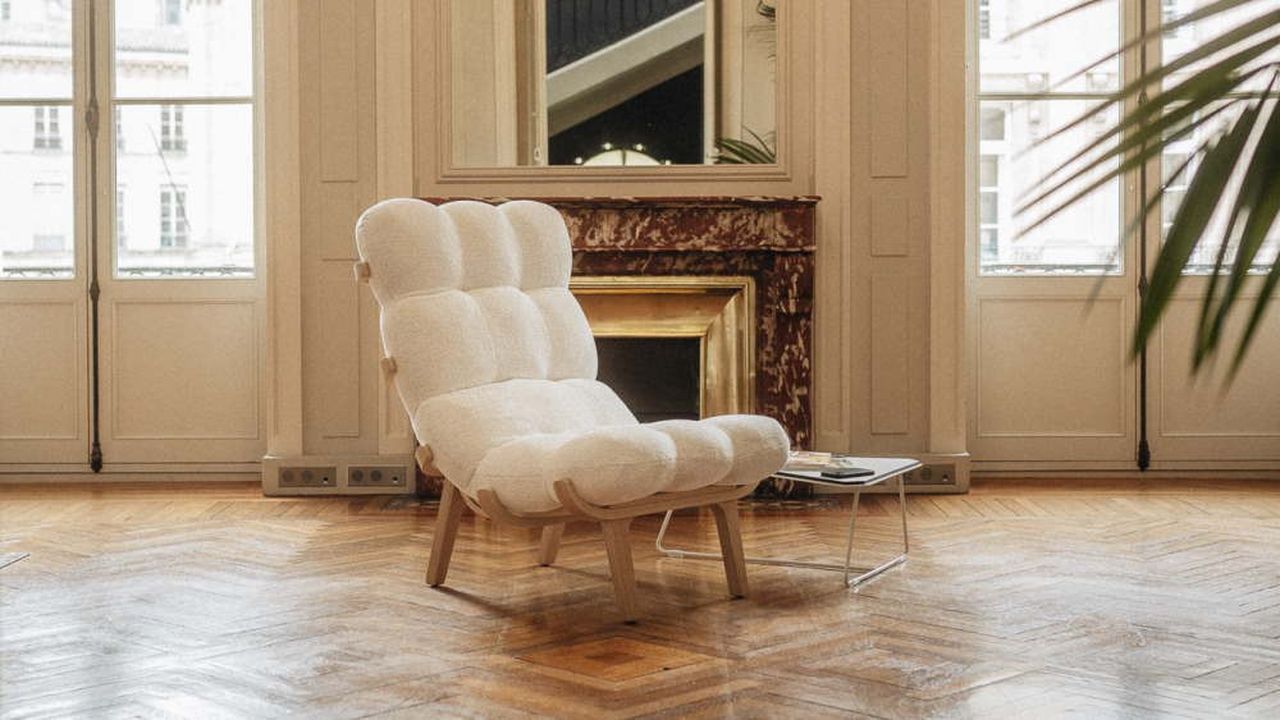 Le fauteuil nuage de l'entreprise bordelaise Sollen est fabriqué en France et commercialisé depuis fin décembre 2021 sur le site internet de la marque.