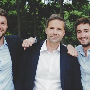 Les trois dirigeants cofondateurs de Meteojob-Visiotalent : Louis Coulon, Marko Vujasinovic et Gonzague Lefebvre.