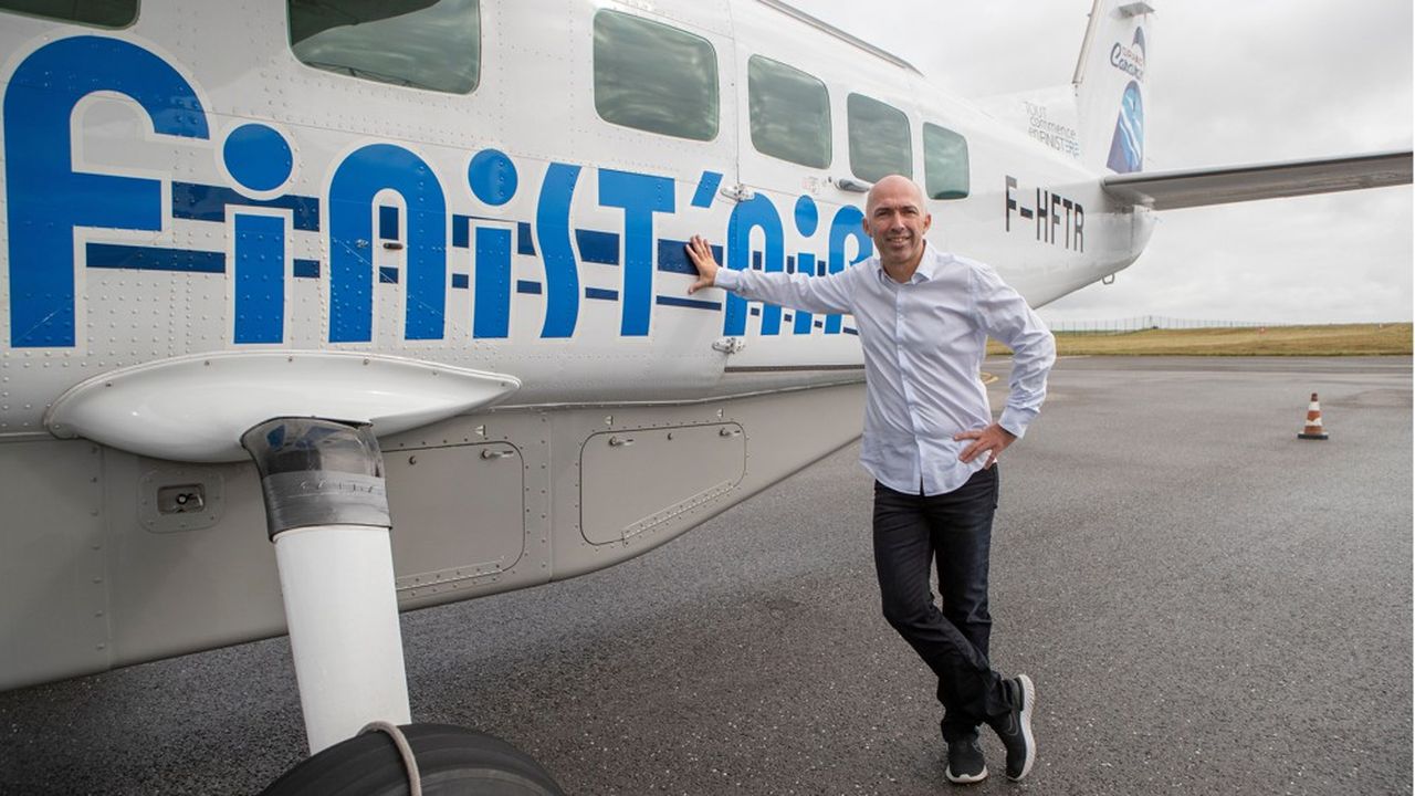 L'entrepreneur Charles Cabillic veut créer l'une des premières compagnies aériennes à la flotte électrique.