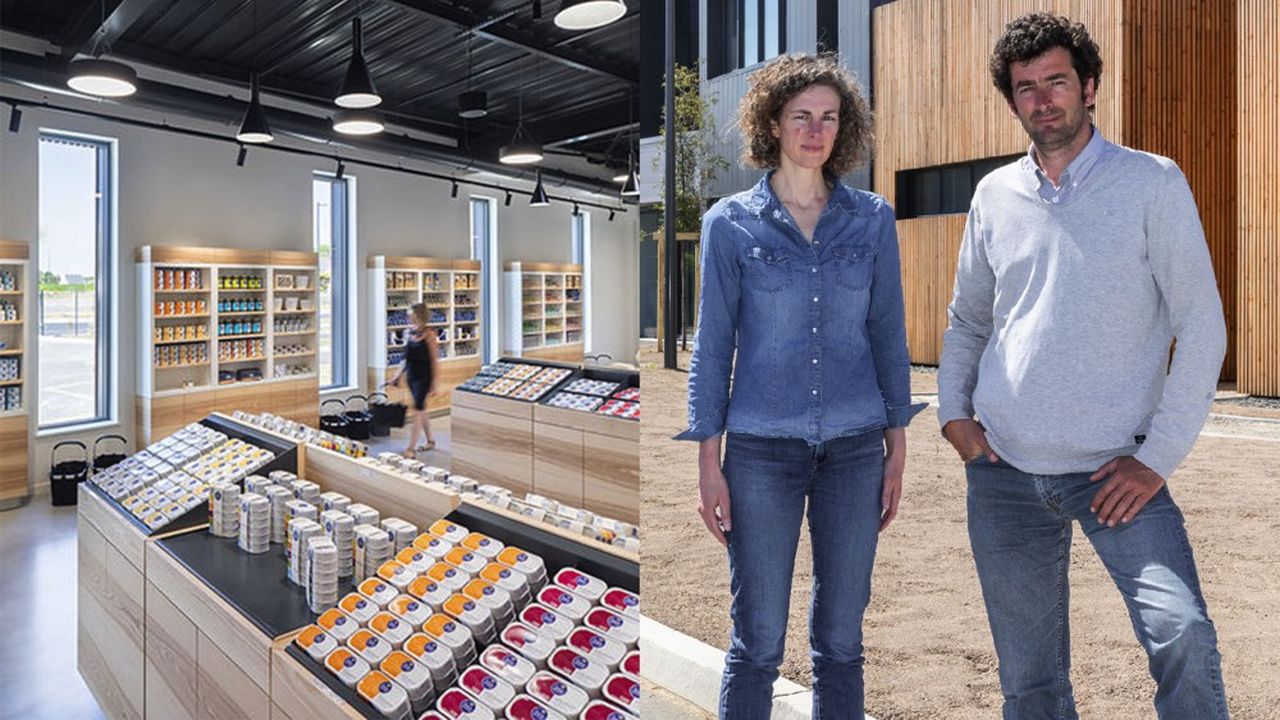 Maria et Sten Furic ont repris l'entreprise familiale de conserverie en 2012, à Penmarc'h dans le Finistère.