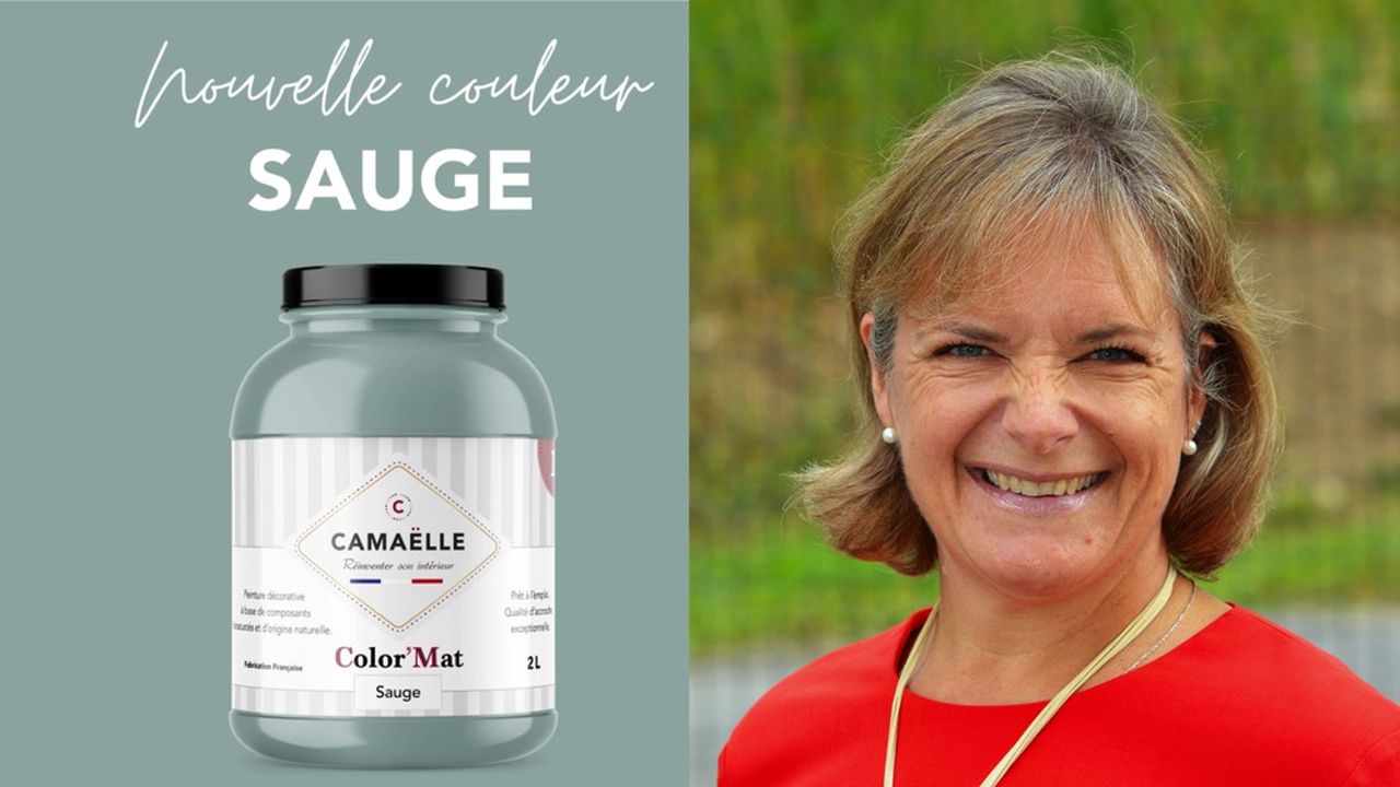 Fabienne Leclerc et ses deux associées ont fondé Camaëlle, une marque de peinture biosourcée.