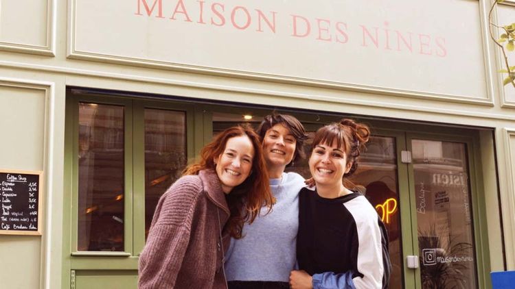 De gauche à droite, Claire Lombard, Estelle Billet et à Annaëlle N'Kaoua ont lancé La Maison des Nines en juin 2021.  
