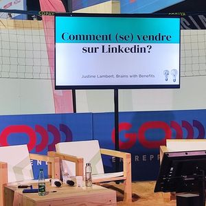 Justine Lambert présentait ses 10 conseils pour renforcer sa notoriété sur LinkedIn, le 6 avril à Go Entrepreneurs.