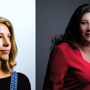 Maëlle Chassard (à gauche), cofondatrice et CEO de Lunii, et Marie-Christine Levet (à droite), cofondatrice du fonds Educapital.