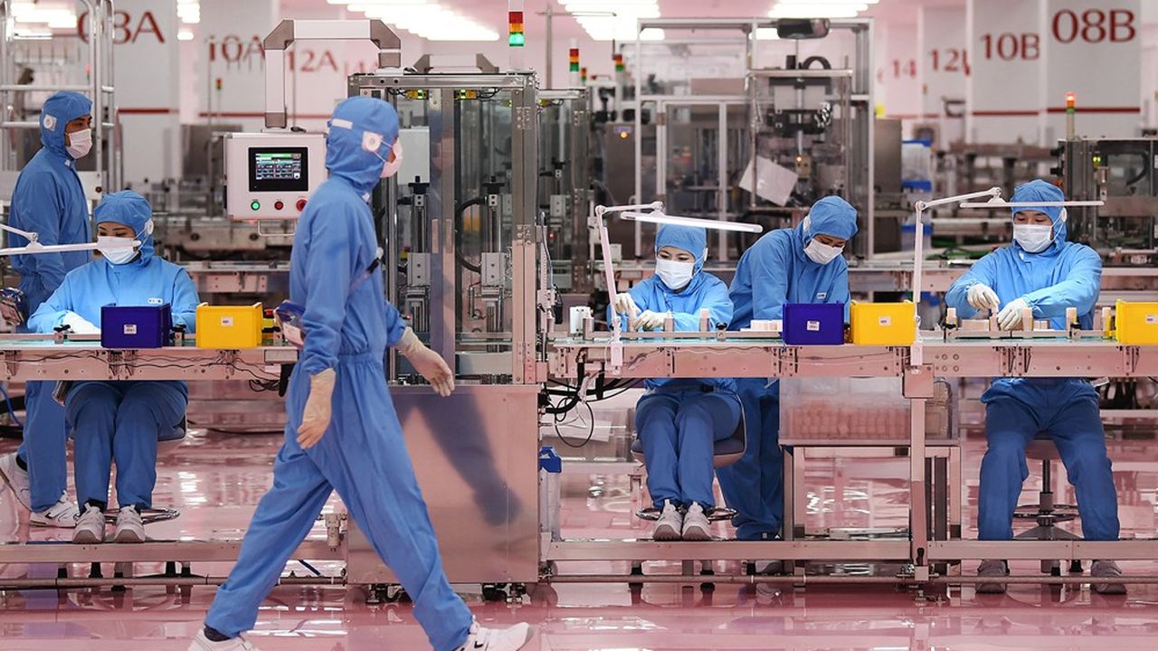 Une usine du fabricant de cosmétiques Shiseido, à Otawara, au nord de Tokyo.
