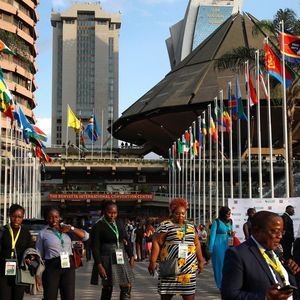 Lors du tout premier sommet africain sur le climat, cette semaine à Nairobi, au Kenya.