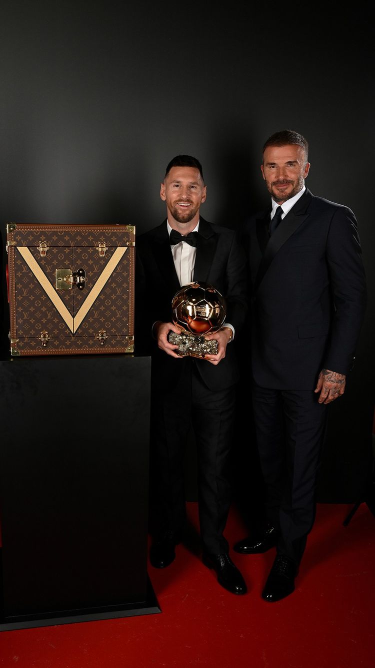 Lionel Messi et David Beckham
