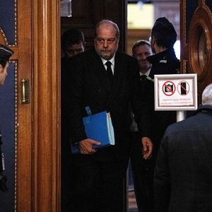 Eric Dupond-Moretti, le 6 novembre, lors de l'ouverture de son procès devant la Cour de justice de la République.