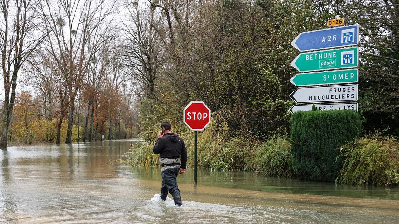 Le Pas-de-Calais est resté plusieurs jours en alerte rouge inondation.