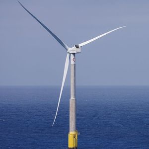 Une éolienne offshore de Siemens Gamesa au large des îles Canaries.