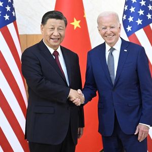 Rencontre à Bali entre le président chinois, Xi Jinping, et le président américain, Joe Biden, le 14 novembre 2022.