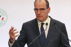 Le Premier ministre, Jean Castex, présentant son plan de relance lors de la conférence de presse du 3 septembre 2020.