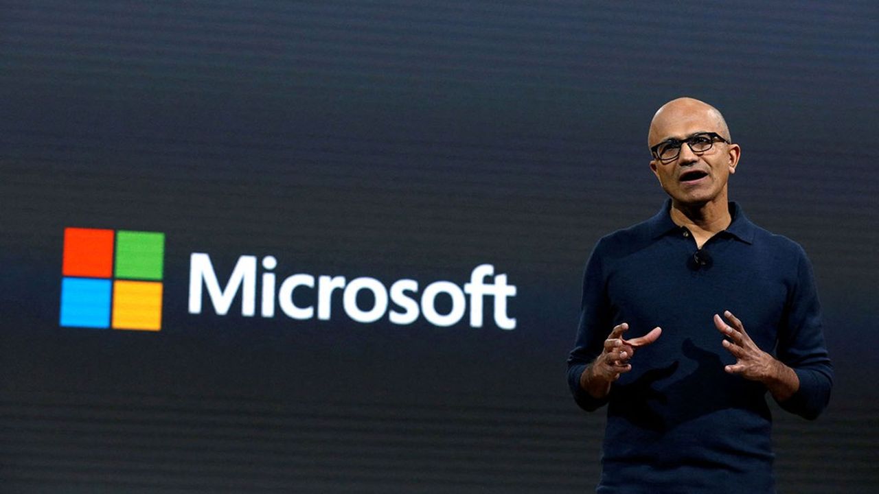 Satya Nadella, le PDG de Microsoft.