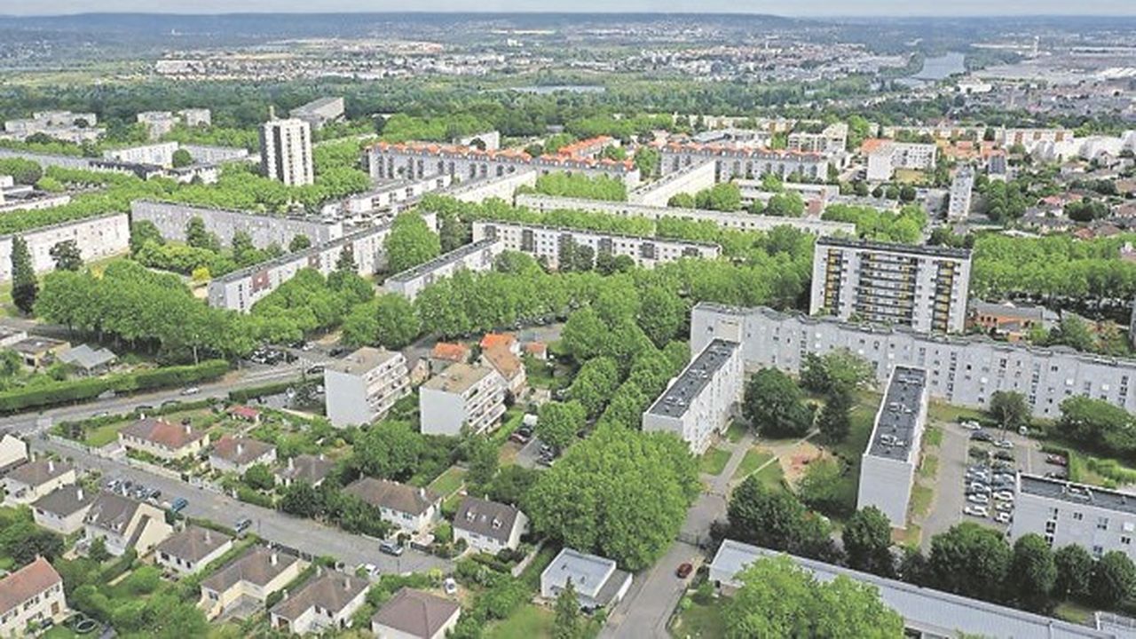 A Poissy, 58 millions deuros pour réhabiliter le quartier Beauregard,  vieillissant et paupérisé | Les Echos