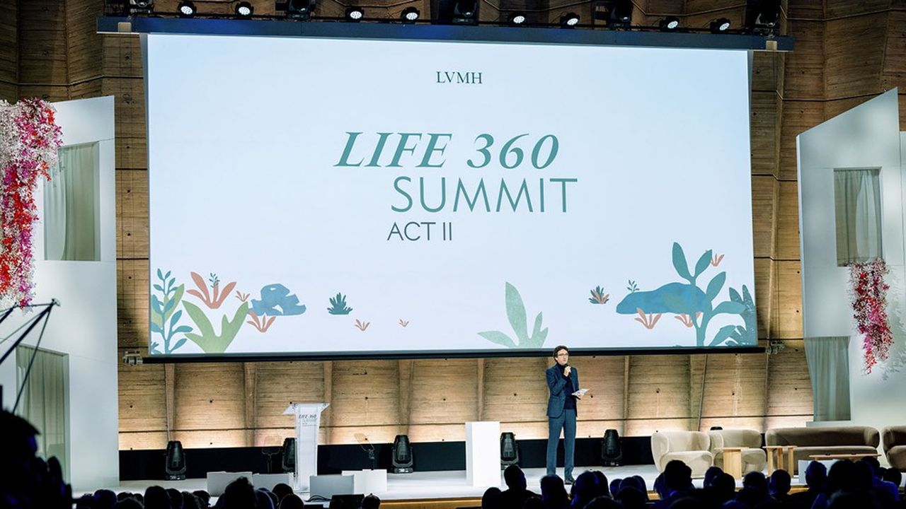 Présentation du Life 360 Summit, acte 2, par Antoine Arnault, le 14 décembre à l'Unesco.