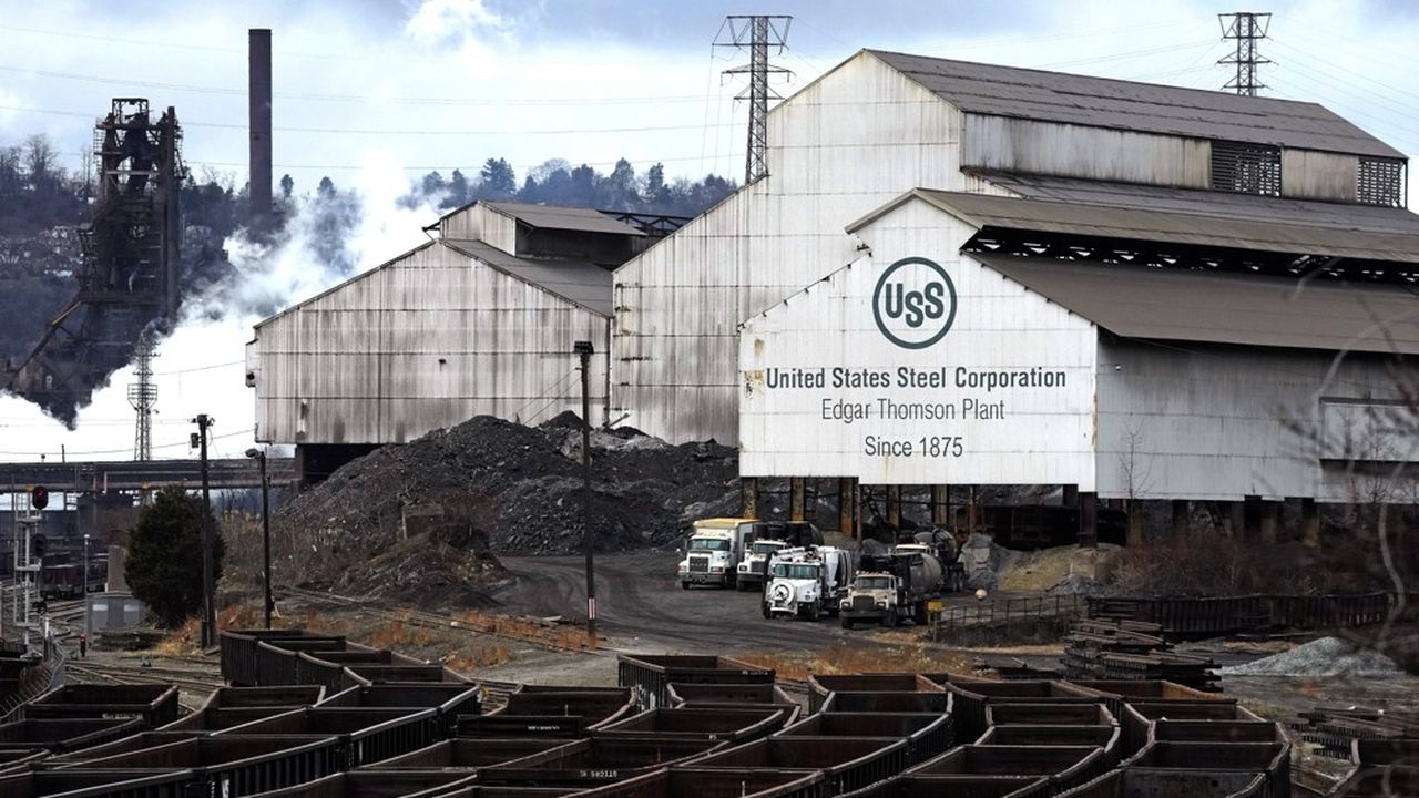 L'usine Edgar Thomson du groupe américain US Steel, à Braddock.