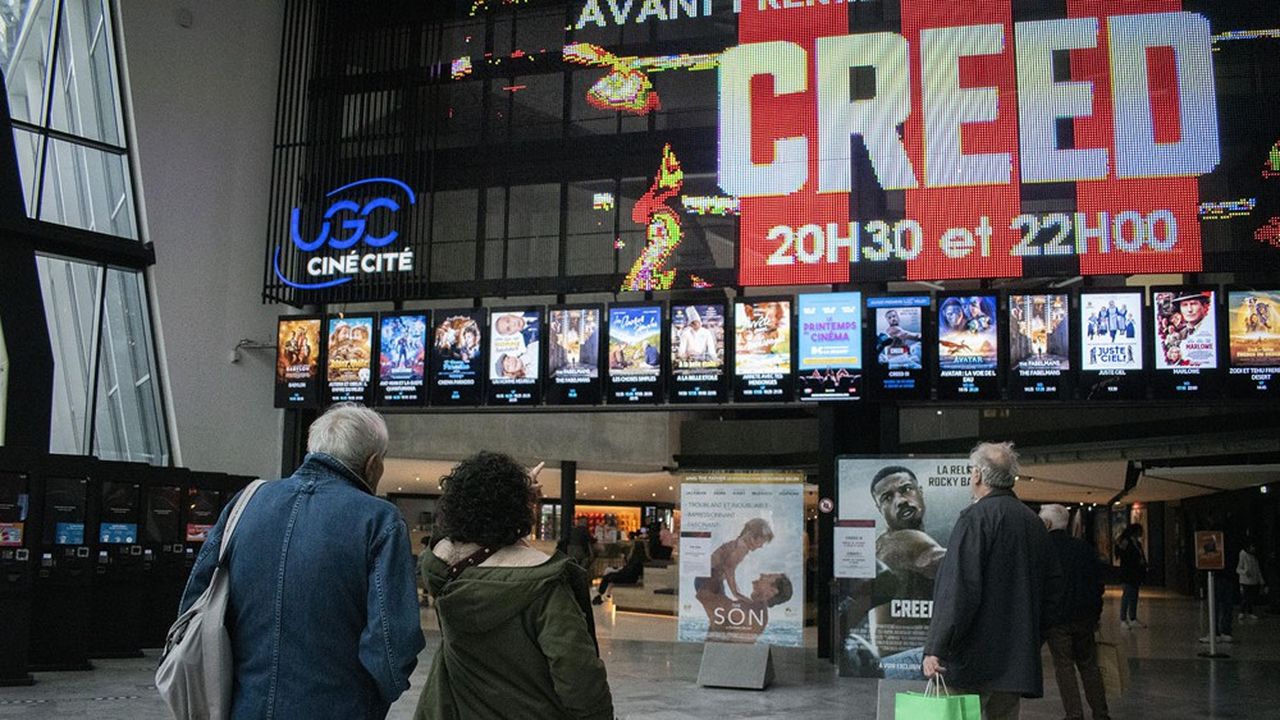 En 2023, la part de marché des films français s'approche de 40 %, contre 41,3 % pour les films américains.