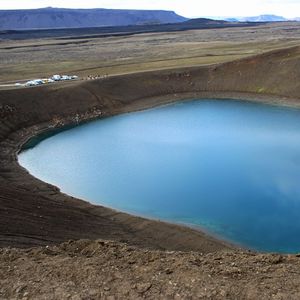 Le volcan Krafla, en Islande, pourrait incarner une source inépuisable d'énergie géothermique.