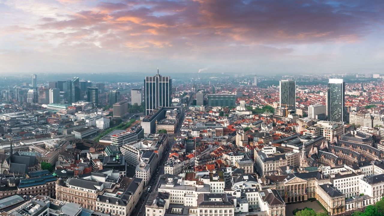 La Belgique a emprunté 7 milliards d'euros à 10 ans en début de semaine (vue de Bruxelles).