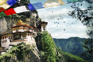 Le monastère bouddhiste de Taktshang, au Bhoutan.