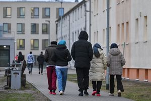 Centre de réception pour les demandeurs d'asile à Eisenhüttenstadt, en Allemagne. 31 % des électeurs allemands citent l'immigration comme le sujet qui a « le plus affecté leur vie » ces dernières années.
