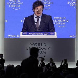 Premier discours à Davos pour le nouveau président argentin, Javier Milei.